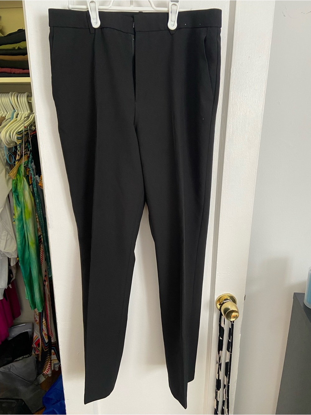 Uniqlo Women's Straight-Leg Black Dress Pants